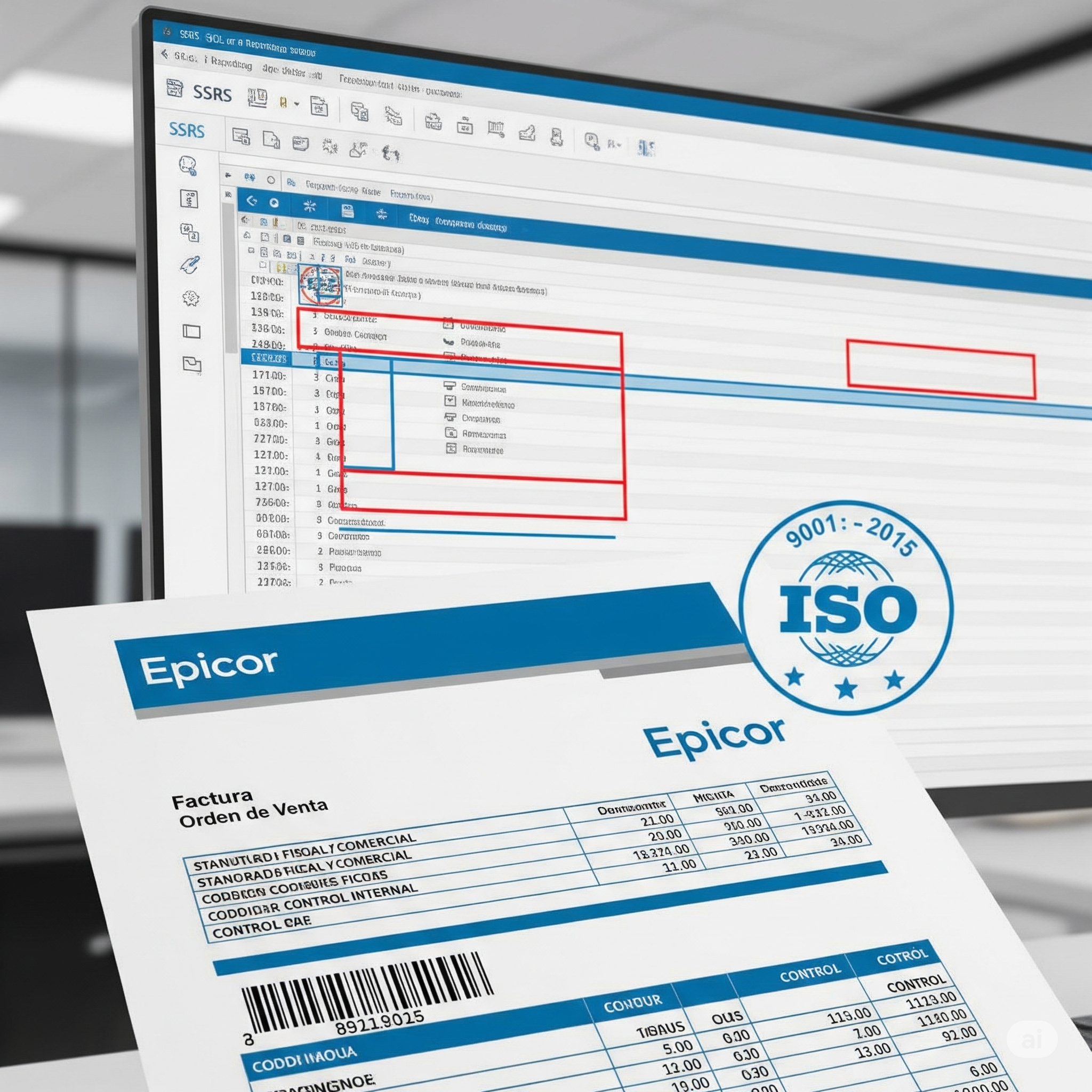 Personalización de Reportes Clave en Epicor para Cumplimiento ISO